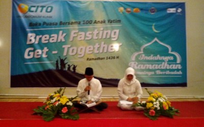 Buka Bersama dengan 100 Anak Yatim