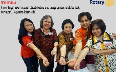 Peduli Thalasemia bersama ROTARY Club