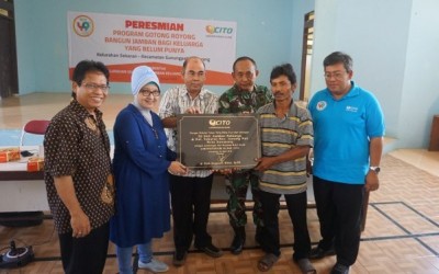 Cito bantu pembuatan Jamban Keluarga di Sekaran