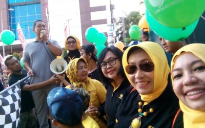 Cito Family Fun Walk puncak acara HUT Cito ke 50 di gelar di Simpang Lima Semarang