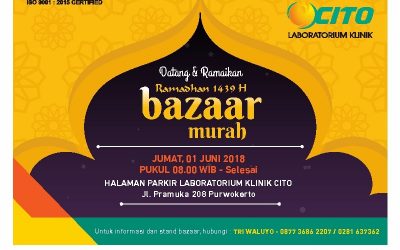CITO cabang Purwokerto gelar BAZAAR Ramadhan