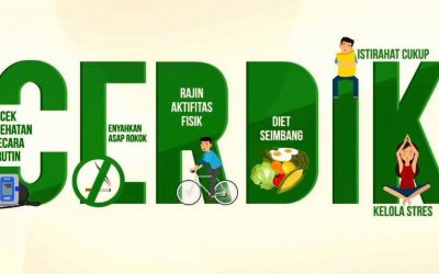 Ayo cegah penyakit tidak menular dengan CERDIK !