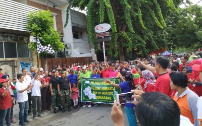 Screening Kesehatan Bagi Peserta Kegiatan Warga Guyub Suara Merdeka Di Kelurahan Miroto Kota Semarang