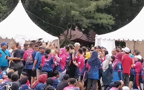 Screening Kesehatan Bagi Peserta Run Against Cancer (RAC) 2020 di Kota Semarang