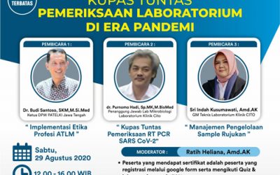 Live Webinar Kupas Tuntas Pemeriksaan Laboratorium di Era Pandemi