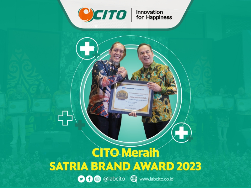 CITO Kembali Raih Penghargaan Satria Brand Award 2023