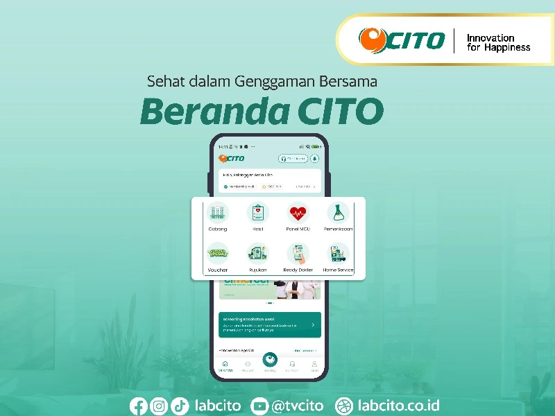Konsultasi online dengan dokter melalui aplikasi Ready Dokter di Beranda CITO