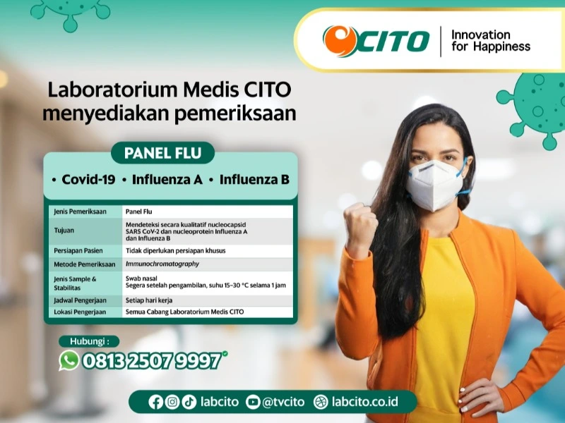 Pemeriksaan Panel Flu di Laboratorium CITO: Diagnosis Cepat dan Akurat