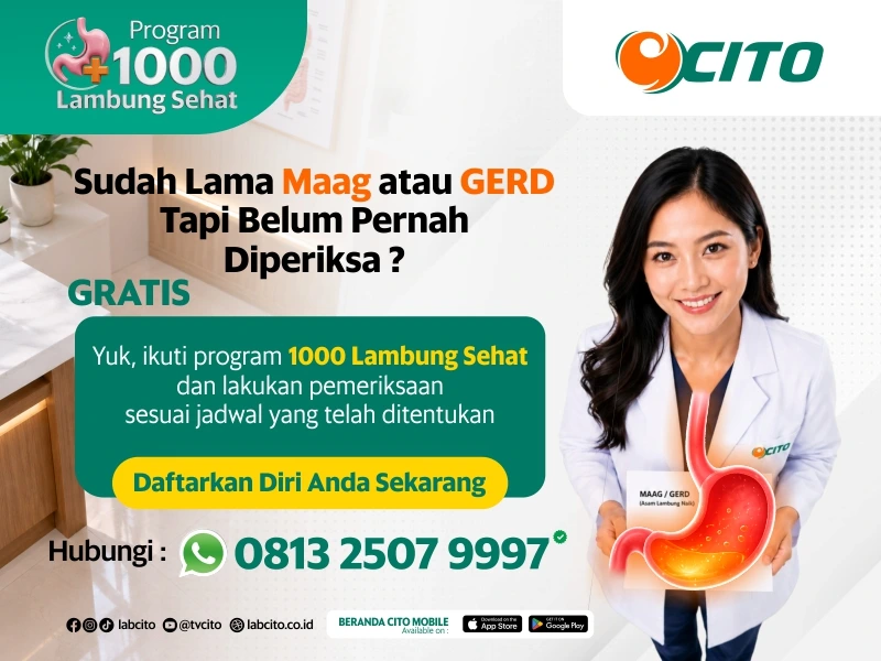 Maag dan GERD Tidak Boleh Diabaikan, Ikuti Program 1000 Lambung Sehat