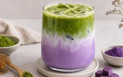 Gen Z Wajib Tahu! Minuman Viral Kandungan Matcha Ube Latte